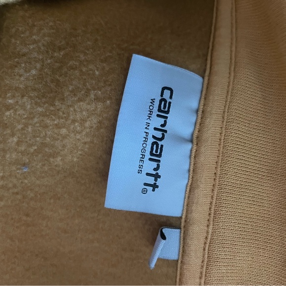 Carhartt WIP Half Zip American Script Sweatshirt Work In Progress XXL - Picture 7 of 9